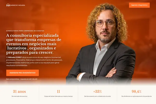 Site Método CORE®, projeto da Virtus