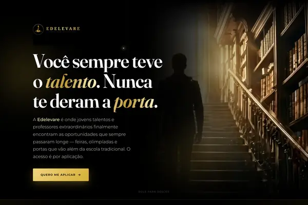Site Edelevare, projeto da Virtus