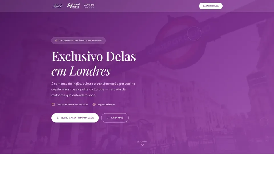 Site Exclusivo Delas, projeto da Virtus